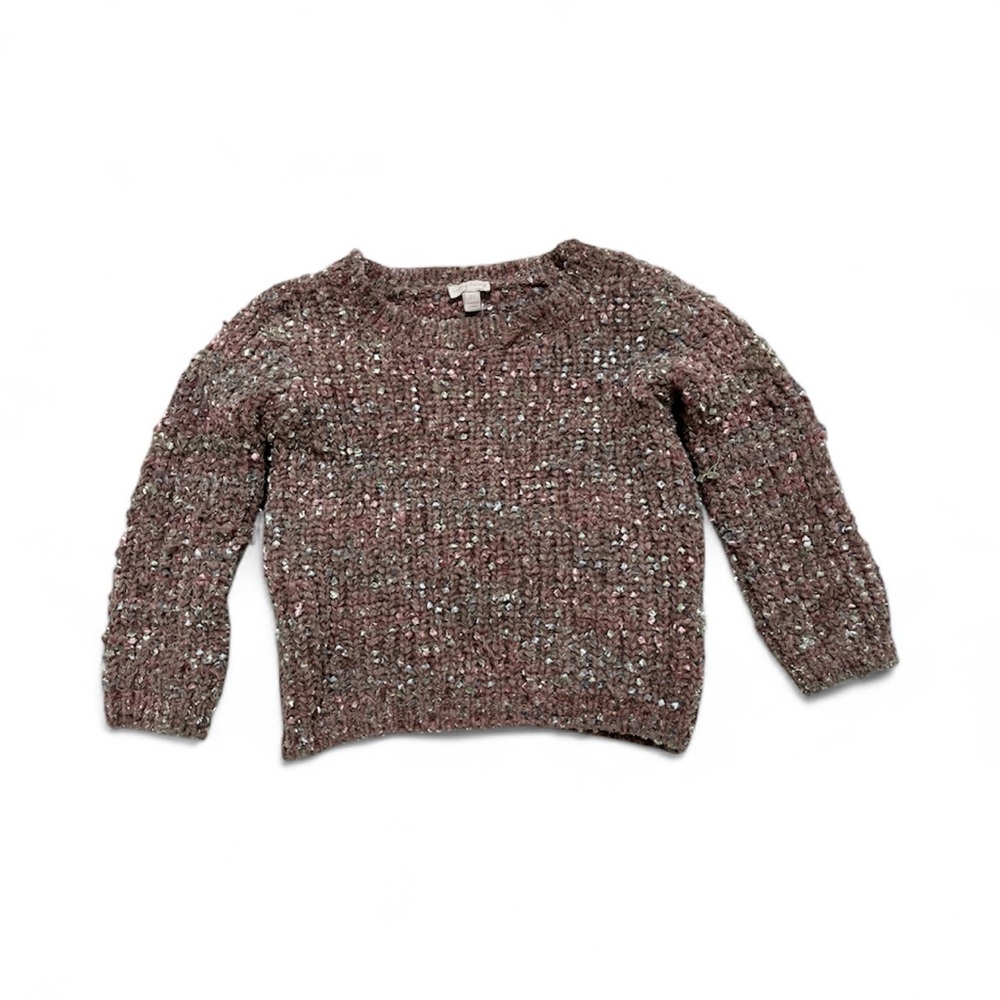Women's Textured Knit Sweater - Brown